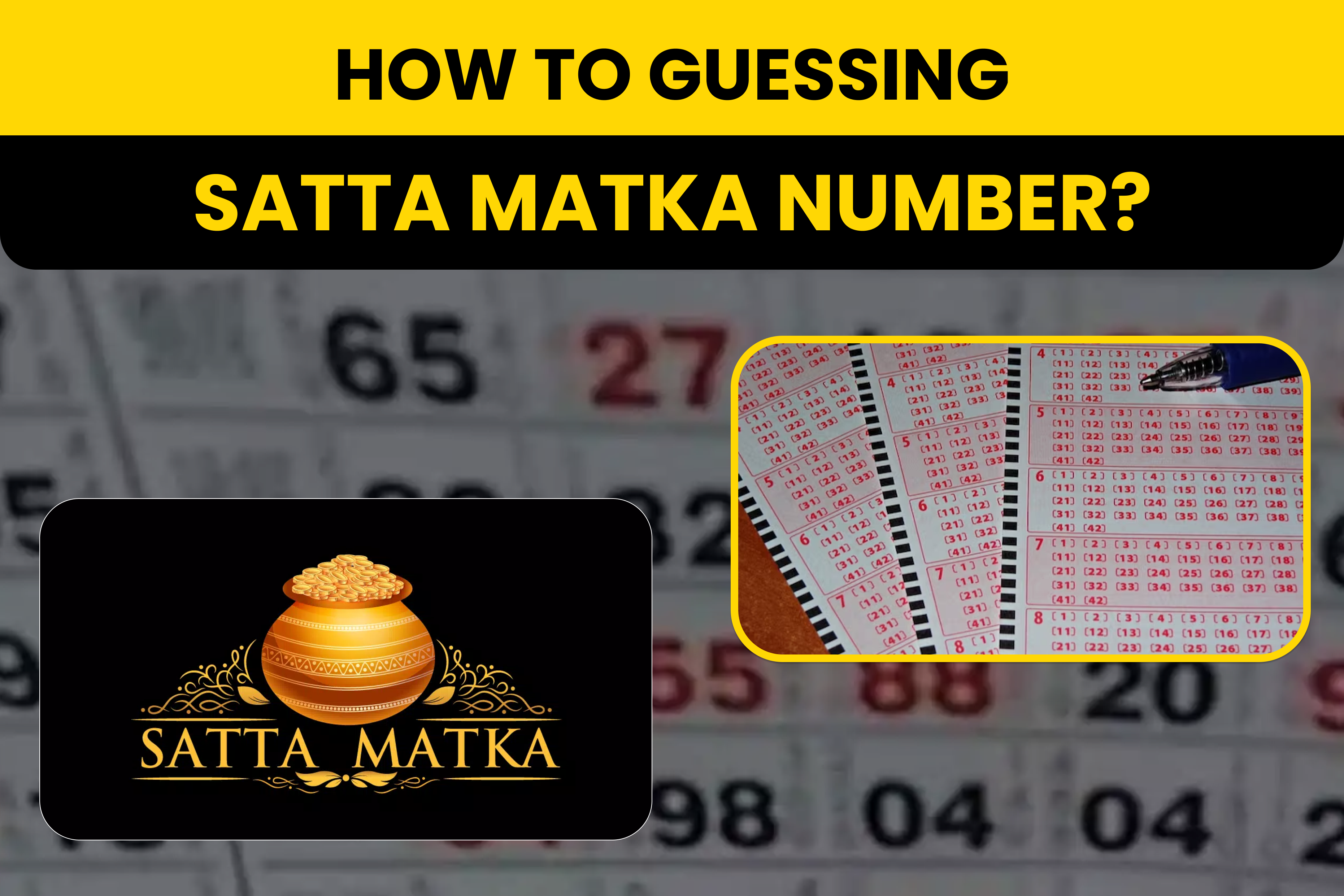 How to guess the matka satta number?