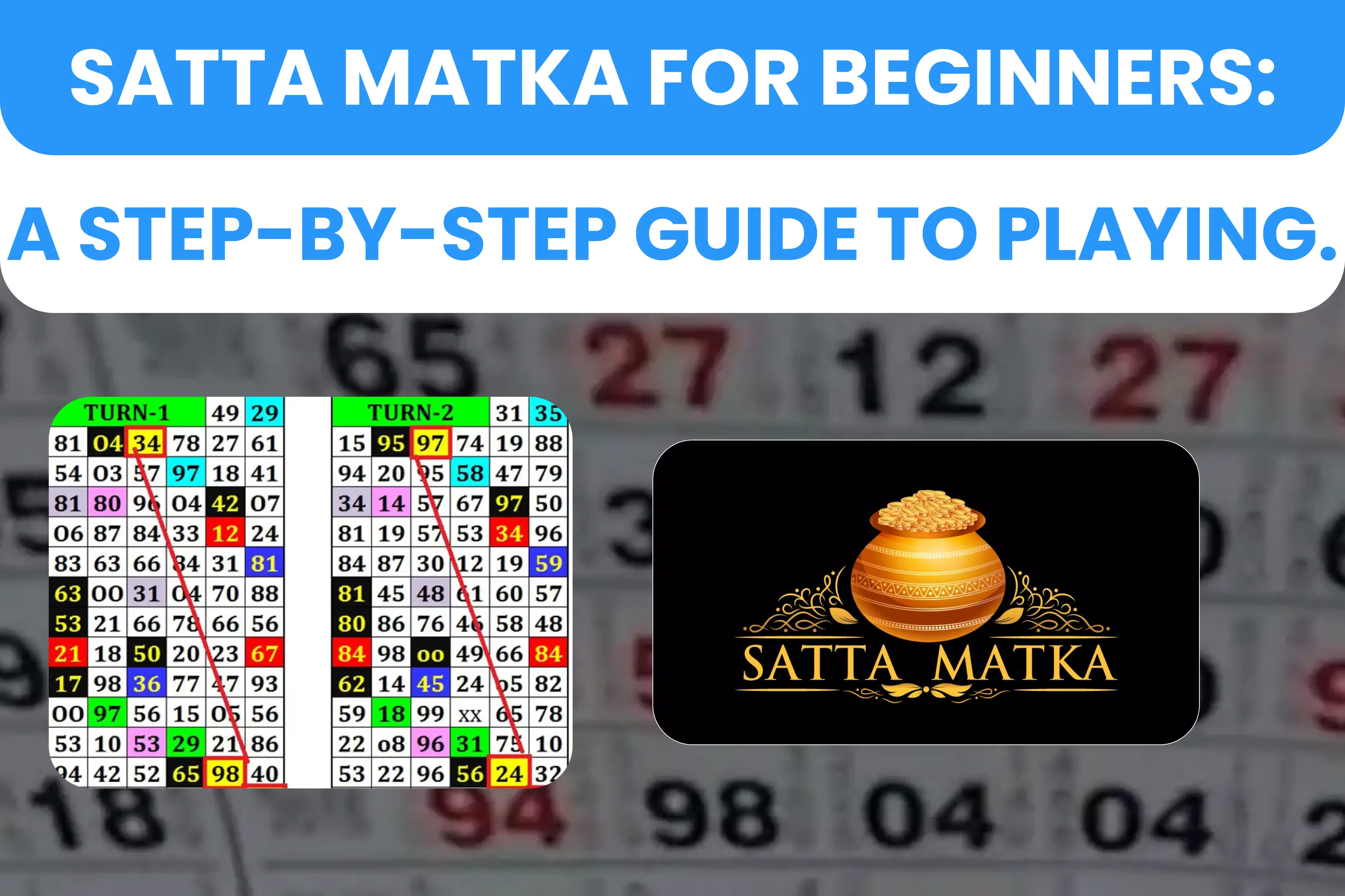 Satta Matka for Beginners: A Step-by-Step Guide to Playing