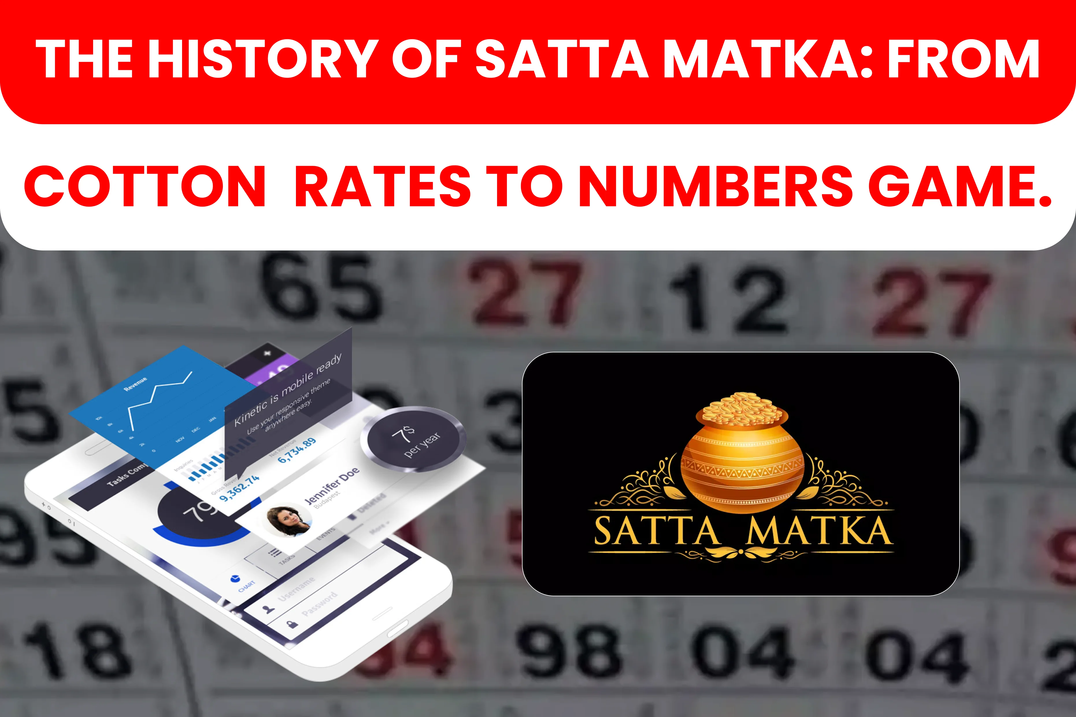 The History of Satta Matka: From Cotton Rates to Numbers Game
